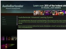 Go to: Audiobartender Advanced Learning System