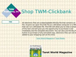 Go to: Twm Publishing, Inc. Home Of Tarot World Magazine.