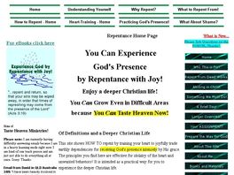 Go to: Abiding In God By Repentance