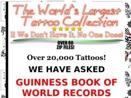 Go to: Worlds Largest Tattoo Collection