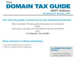 Go to: Domain Tax Guide