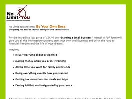 Go to: Everything you need to know to start your own small business.