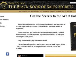 Go to: The Black Book Of Sales Secrets By Tony Durso