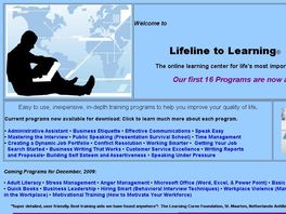 Go to: Lifeline To Learning.