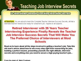 Go to: Teaching Interview Secrets - High Conv. Education Niche