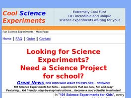 Go to: 101 Science Experiments For Kids.