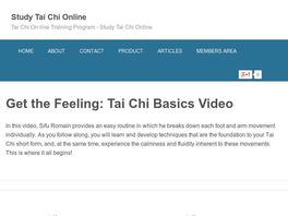 Go to: Get The Feeling : Tai Chi Basics Video