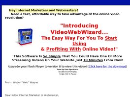 Go to: Video Web Wizard.