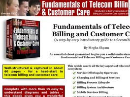 Go to: Fundamentals Of Telecom Billing And Customer Care Ebook