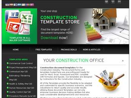 Go to: Construction Template Store