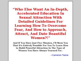 Go to: Learn To Attract Beautiful Women.