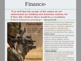 Go to: Finance Wars - The E-book - 75% Sales Commission.