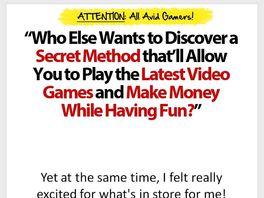 Go to: Easy Game Tester Cash