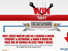 Go to: Epicwin Tube'r - The Number One Video SEO Training On CB!
