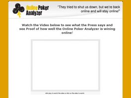 Go to: NEW**The Online Poker Analyzer! Top Sales Letter And Kick Videos!!