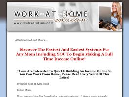 Go to: The Work At Home Solution For Moms.