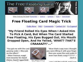 Go to: Free Floating Card Magic Trick