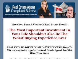 Go to: Real Estate Agent Complaint Success - 65% Commission