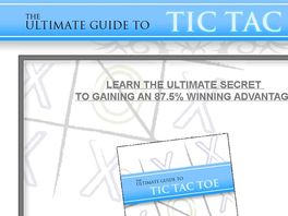 Go to: The Ultimate Guide To Tic Tac Toe.
