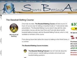 Go to: The Baseball Betting Course