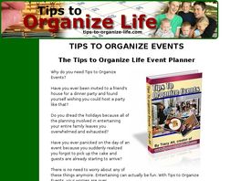 Go to: Tips To Organize Events