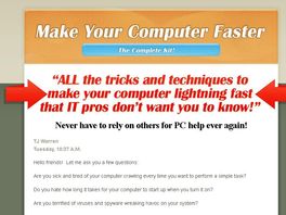 Go to: Make Your Computer Faster: The Complete Kit