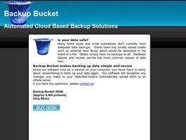 Go to: Backup Bucket Automatic Cloud Backup Software