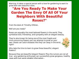 Go to: Rose Gardening Top Secrets.