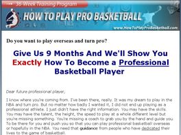 Go to: We Help Athletes Become Pro Basketball Players