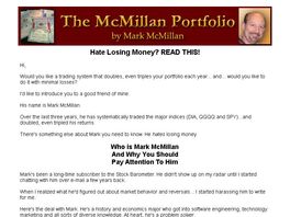 Go to: The Mcmillan Portfolio