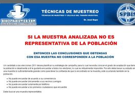 Go to: Tecnicas De Muestreo Y Calculo Del Tamano Muestral