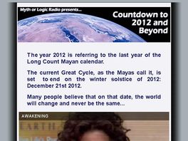 Go to: Countdown To 2012 And Beyond