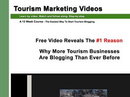 Go to: 12 Week Video Tourism Marketing Course on Blogging and Social Media