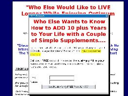 Go to: How To Obtain Optimal Health, Live Longer And Have A Great Sex Life.