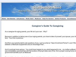 Go to: A Caregiver's Guide To Caregiving
