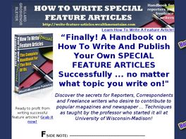 Go to: How To Write Succesful Feature Articles!