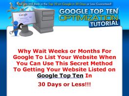 Go to: Google Top Ten Optimization