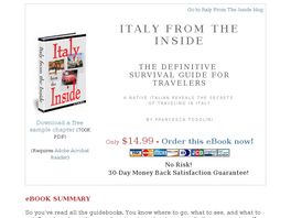 Go to: Italy From The Inside Ebook