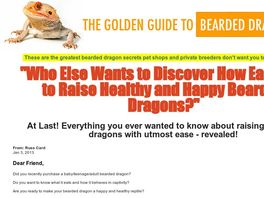 Go to: The Golden Guide To Bearded Dragon Care