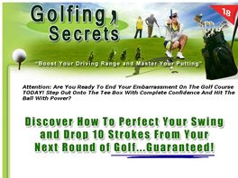 Go to: Newest Golfing Secrets Guide ::: How To Improve your game In 30 Days!