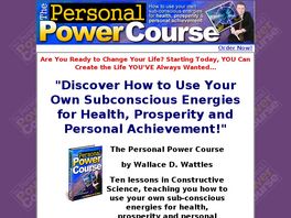 Go to: The Personal Power Course.