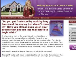 Go to: Making Money In A Down Market: Power Real Estate Sales.