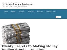 Go to: Twenty Secrets To Making Money Trading Stocks Like A Pro!