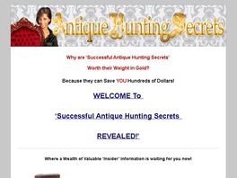 Go to: Successful Antique Hunting Secrets Revealed Ebook