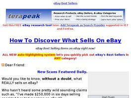 Go to: What Sells On eBay<sup>®</sup>?