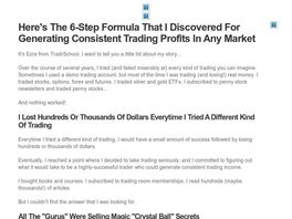 Go to: Tradrschool - Stocks & Forex Trading Education - Multiple Products