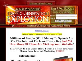Go to: Traffic Generation Explosion Video Series.