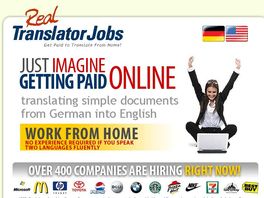Go to: Real Translator Jobs - New Top Offer! - $100 Bonus To New Affiliates!