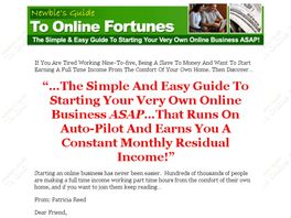 Go to: Newbies Guide To Online Fortunes.
