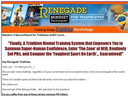 Go to: Renegade Triathlete Psychology
